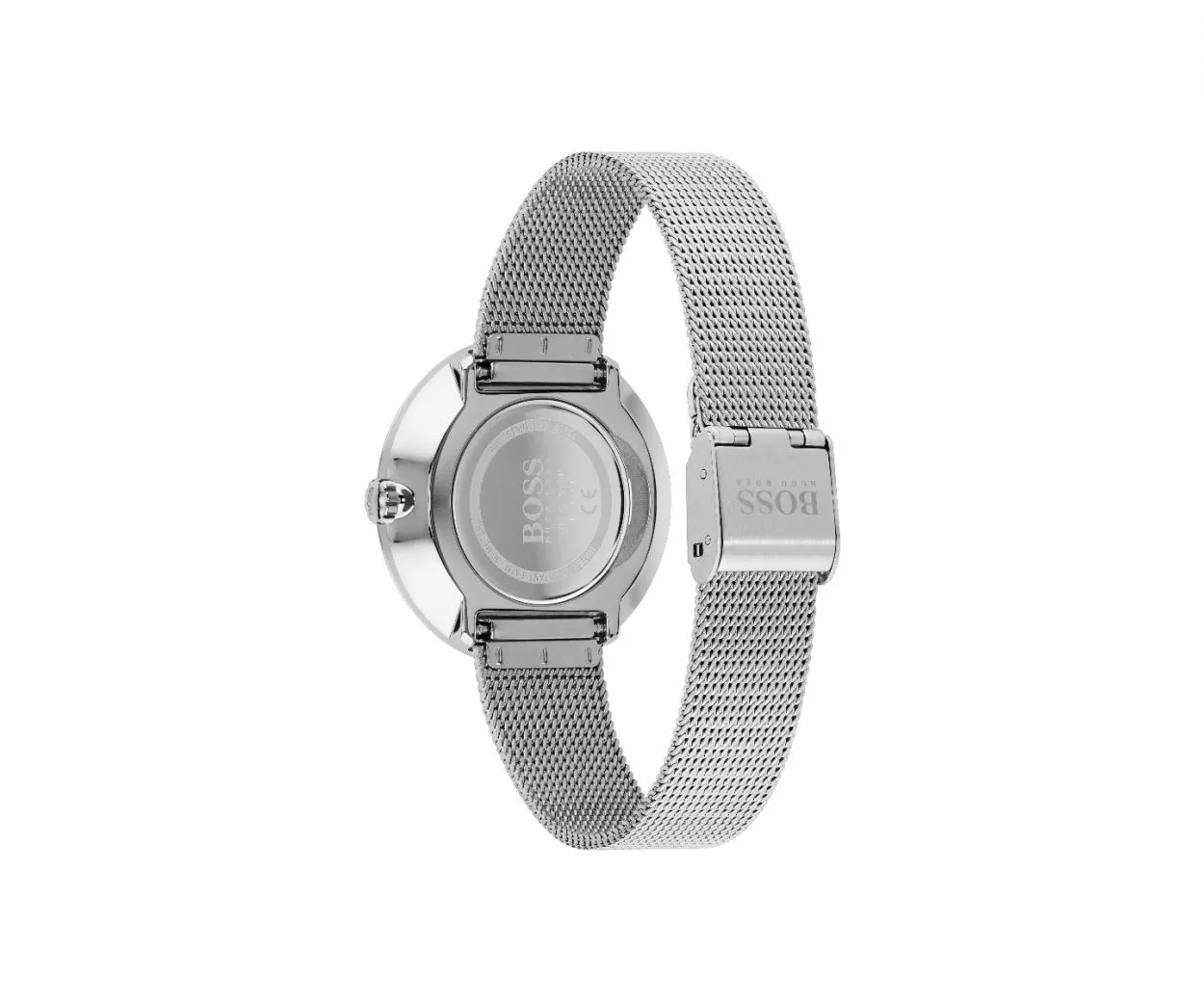 Boss Ladies Praise Stainless Steel Mesh Strap Watch