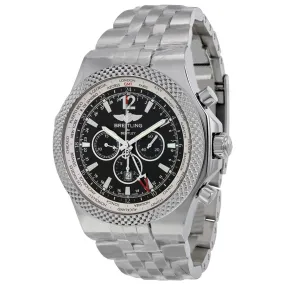 Breitling Bentley GMT chronograph Black Dial Automatic Men's Watch A4736212-B919S A4736212/B919