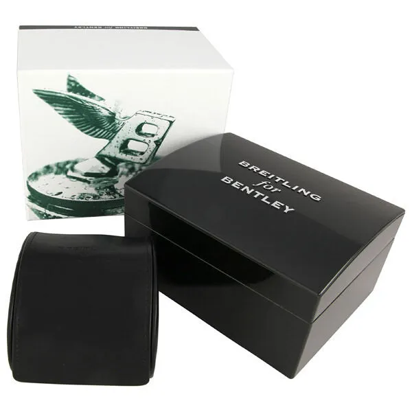 Breitling Bentley GMT chronograph Black Dial Automatic Men's Watch A4736212-B919S A4736212/B919