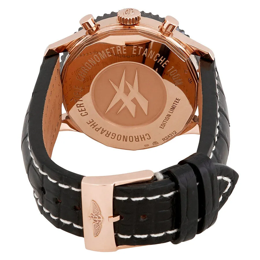 Breitling Chronoliner Black Dial Automatic Men's Chronograph Leather Watch R2431212/BE83-761P