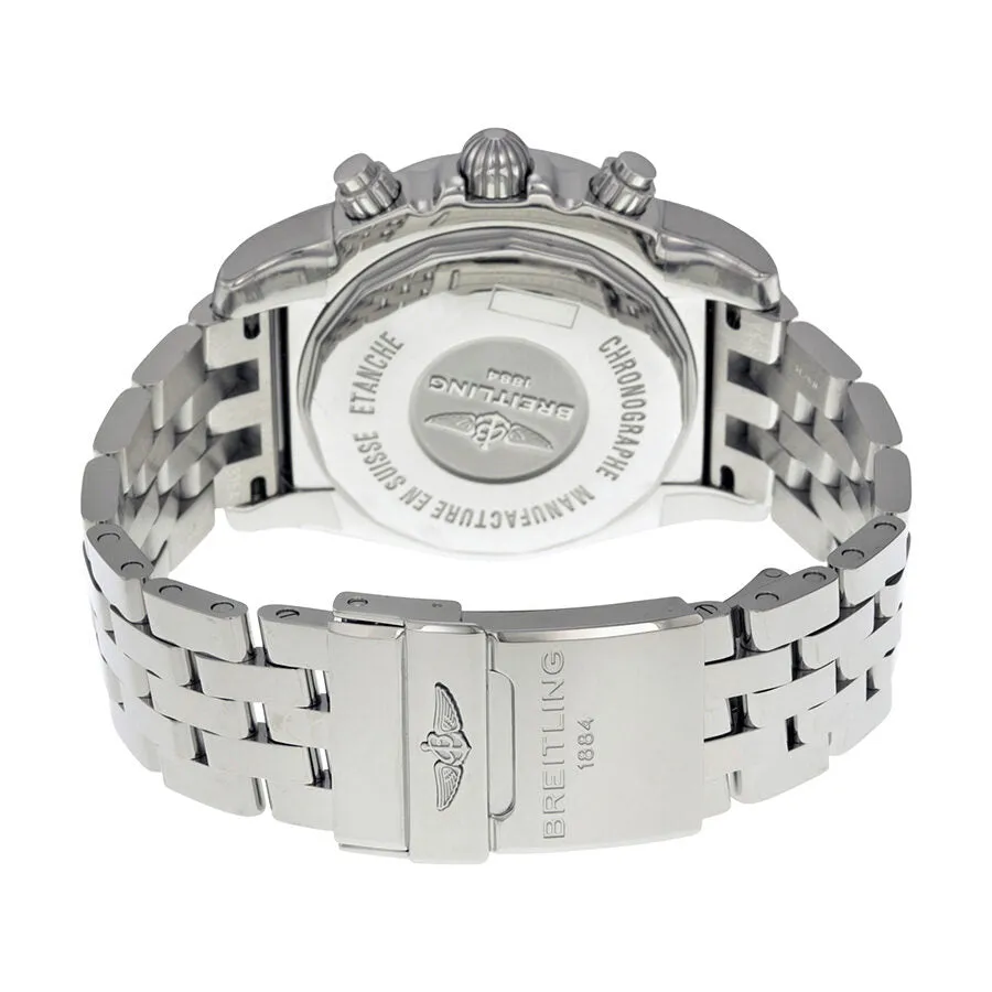 Breitling Chronomat 44 Chronograph Automatic Silver Dial Men's Watch AB042011-G745SS AB042011-G745-375A