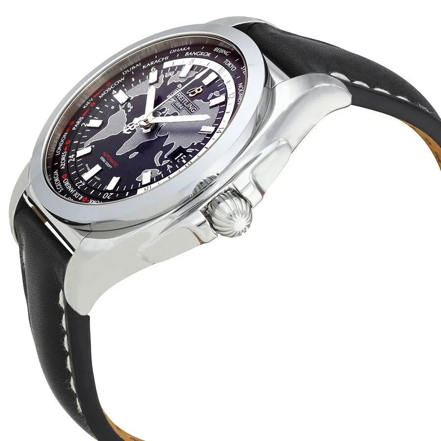 Breitling Galactic Unitime World Time Automatic Men's Watch WB3510U4-BD94-435X-A20BA.1