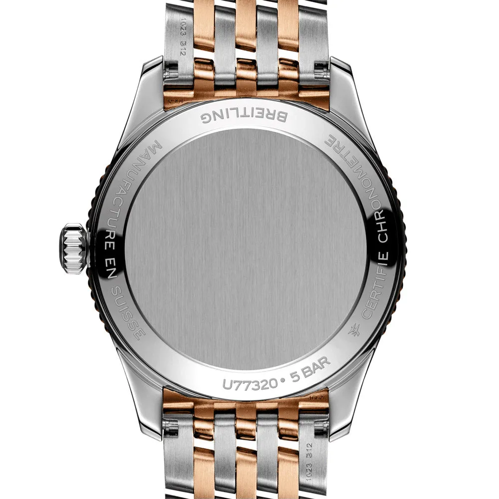 Breitling Navitimer 32mm MOP Dial 18ct Rose Gold and Steel Quartz Ladies Watch U77320E61A1U1