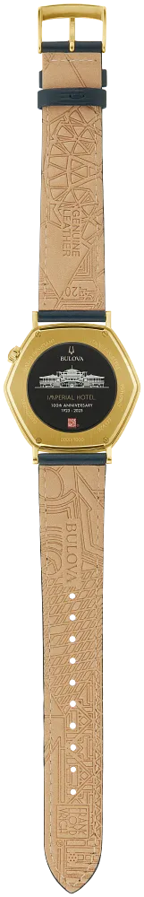 Bulova Frank Lloyd Wright Imperial Hotel Watch 97A177