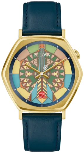 Bulova Frank Lloyd Wright Imperial Hotel Watch 97A177