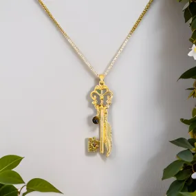 Butterfly Skeleton Key Necklace by The Urban Charm