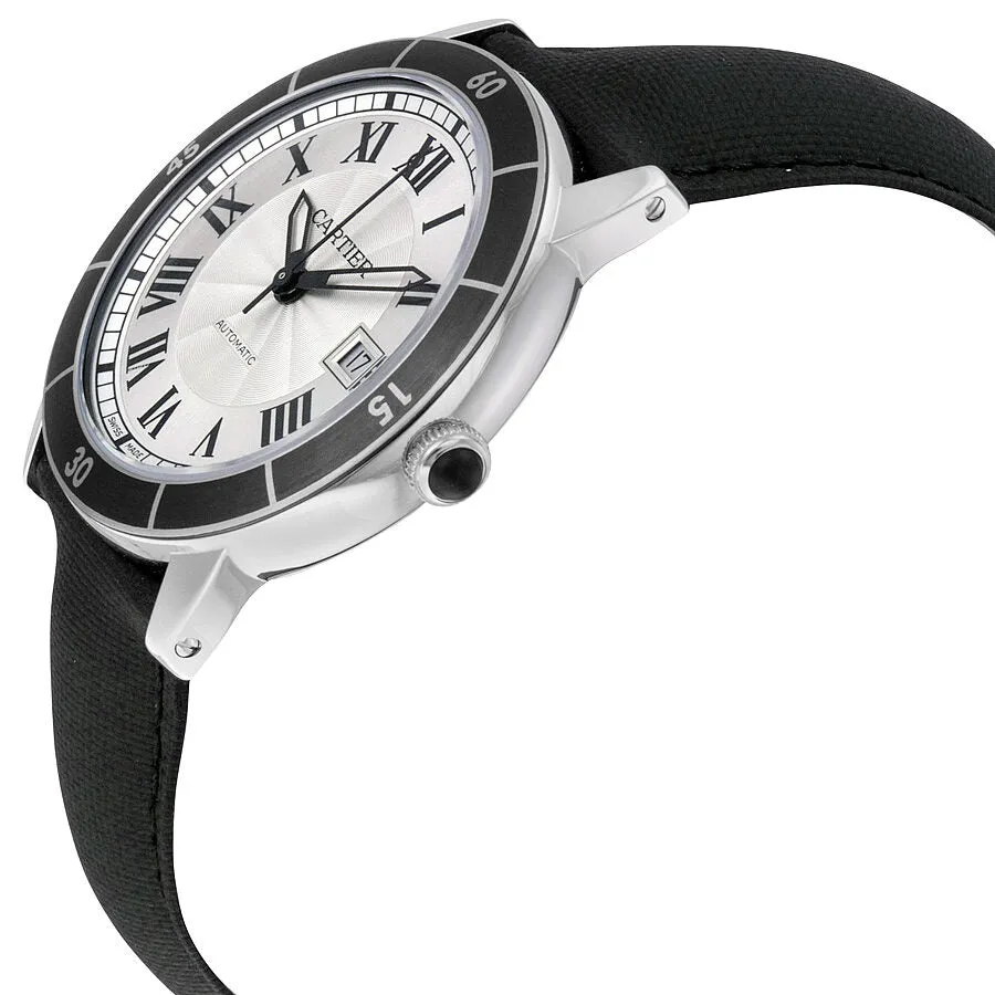 Cartier Ronde Croisiere Automatic Silver Dial Men's Watch WSRN0002