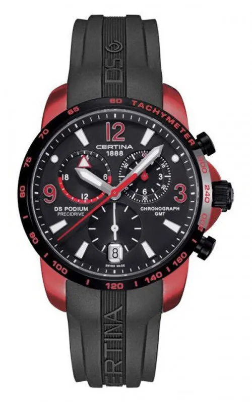 Certina Watch DS Podium Big Size Chrono GMT Aluminium Quartz D