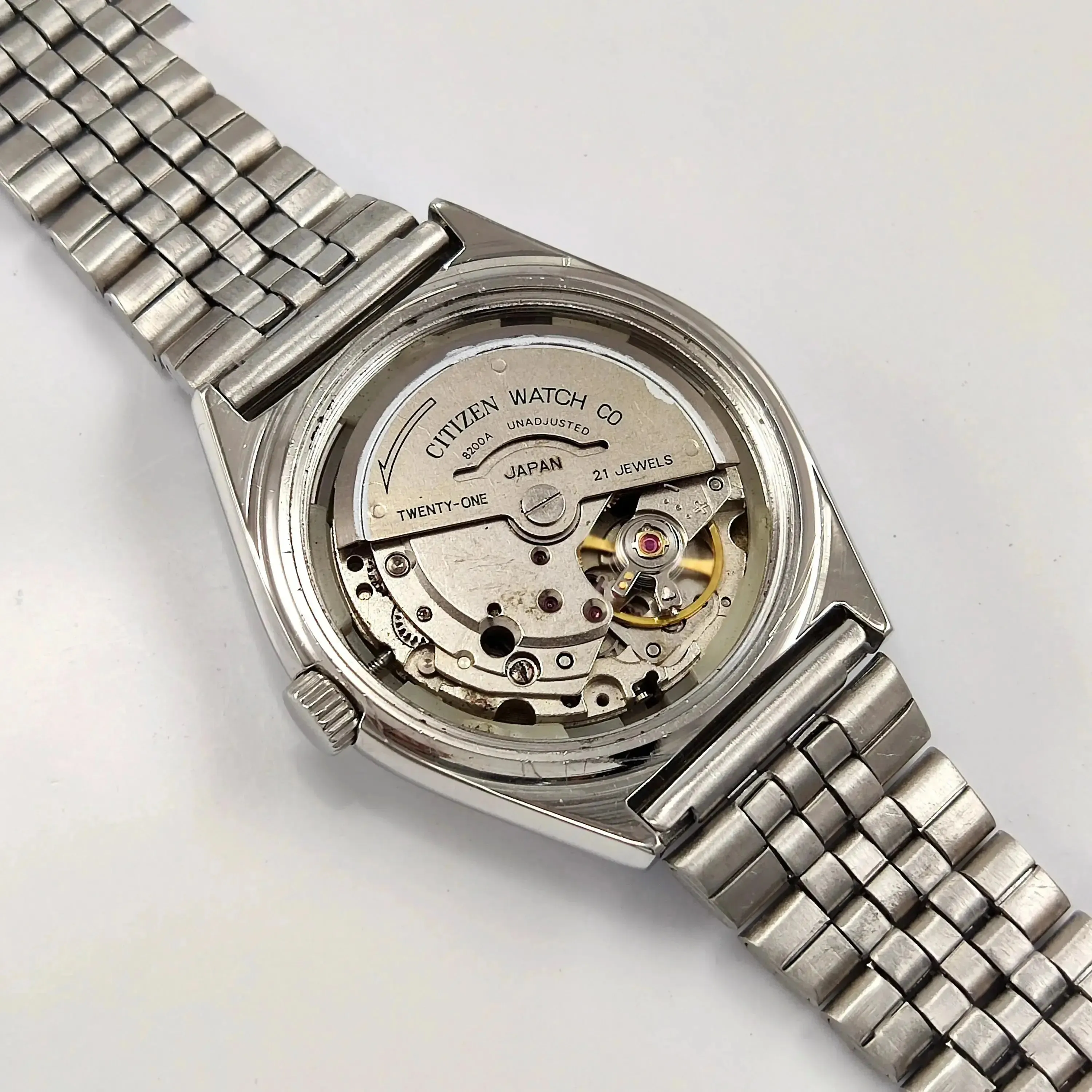 Citizen Cream Dial Automatic 21 Jewels Day Date Men's Watch 8200A