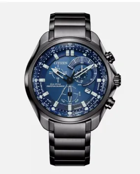 Citizen Eco-Drive Men's Chronograph Blue Dial Calendar Watch 43MM BL5607-54L
