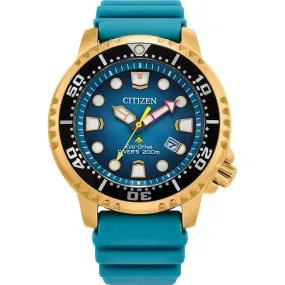Citizen Eco-Drive Mens Promaster Diver Gold Watch