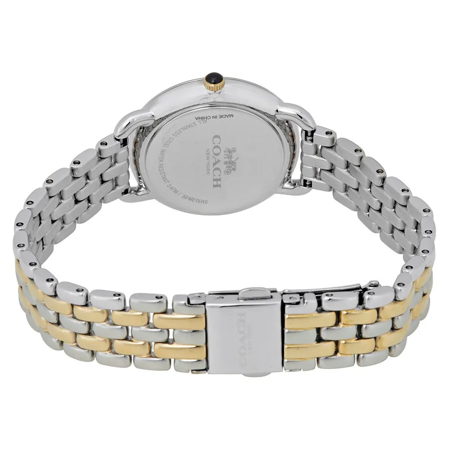 Coach Delancey Slim Silver Dial Ladies Two Tone Watch 14502784
