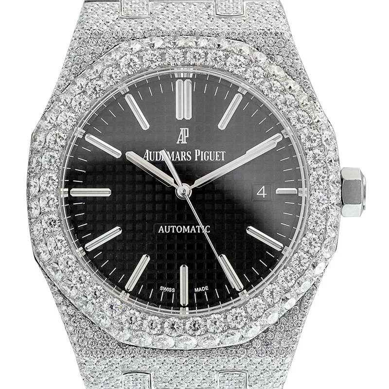 Custom Diamond Set Audemars Piguet Royal Oak 15400ST