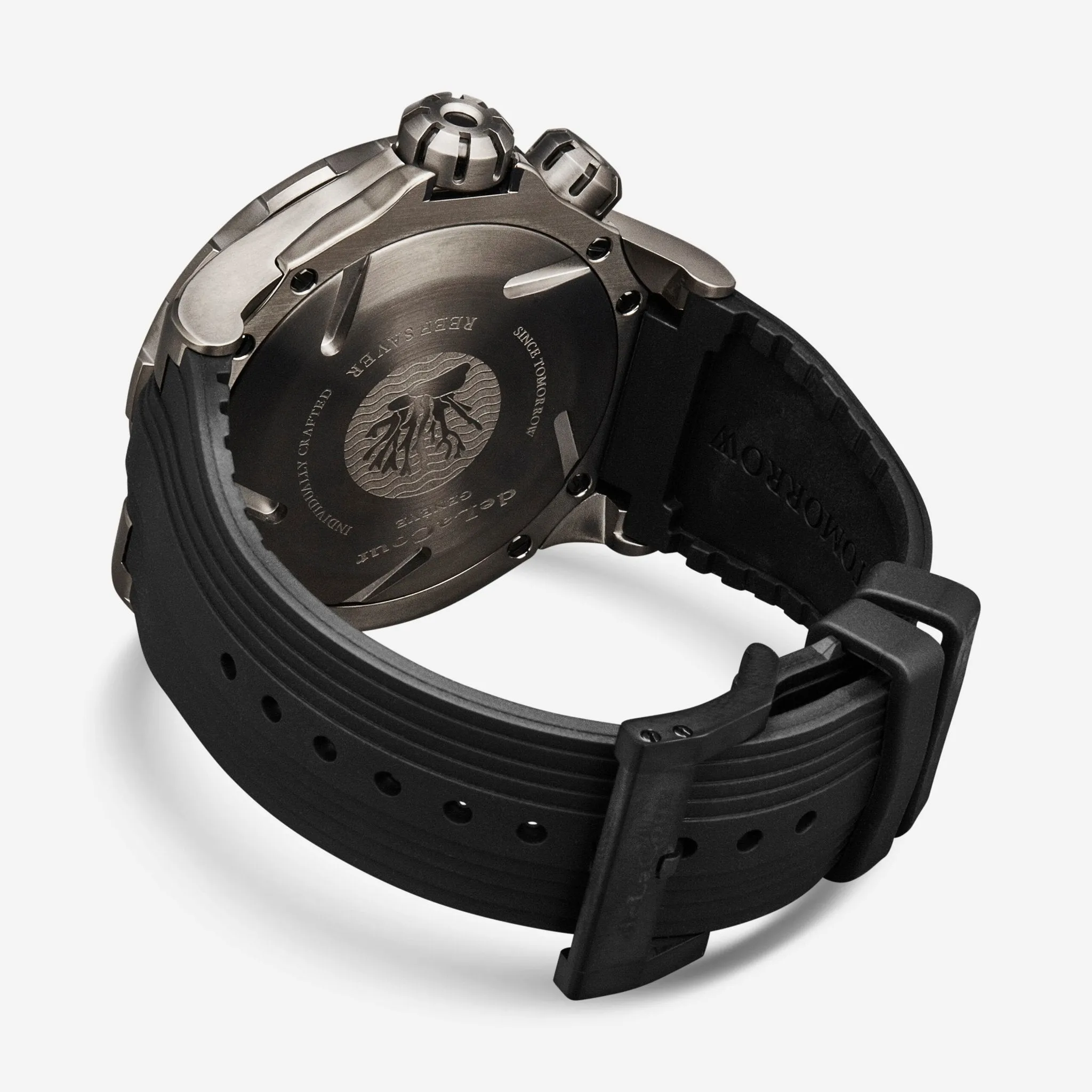 DeLaCour 'Promess' Deep Diver Titanium Men's Automatic Watch WATI0040-1342