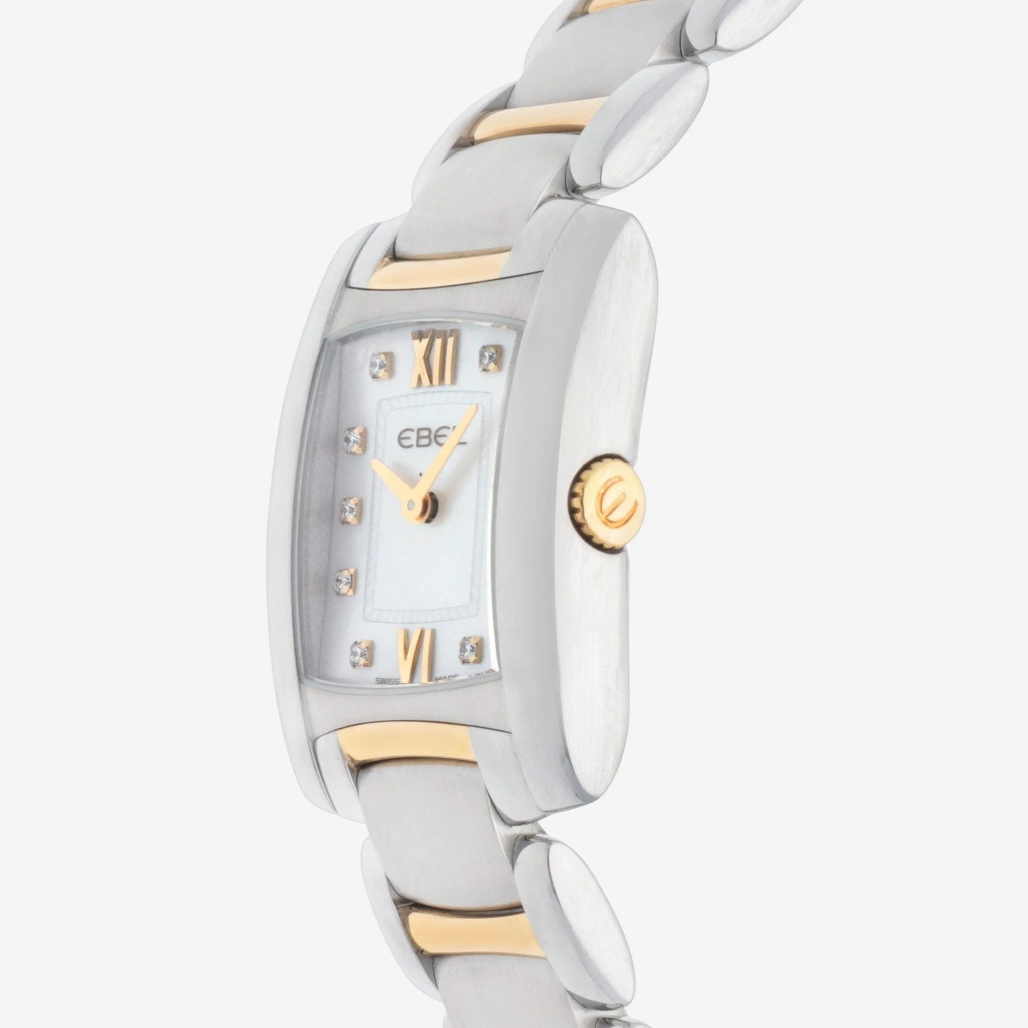 Ebel Brasilia Stainless Steel Quartz Ladies Watch 1976M22/98500