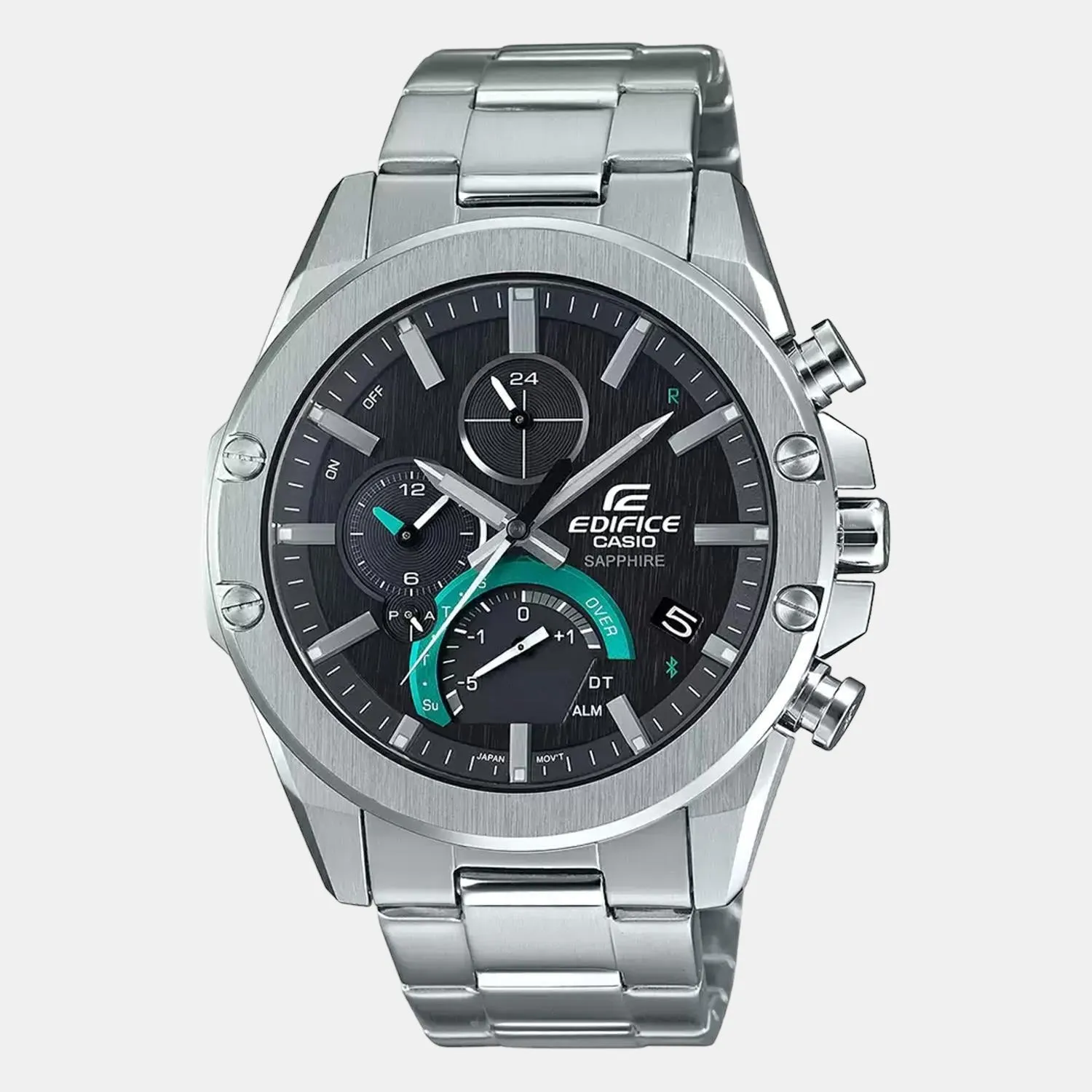 Edifice Men's Stainless Steel Chronograph Watch EX511 - EQB-1000D-1ADR