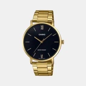 Enticer Men's Analog Stainless Steel Watch A1777 - MTP-VT01G-1BUDF