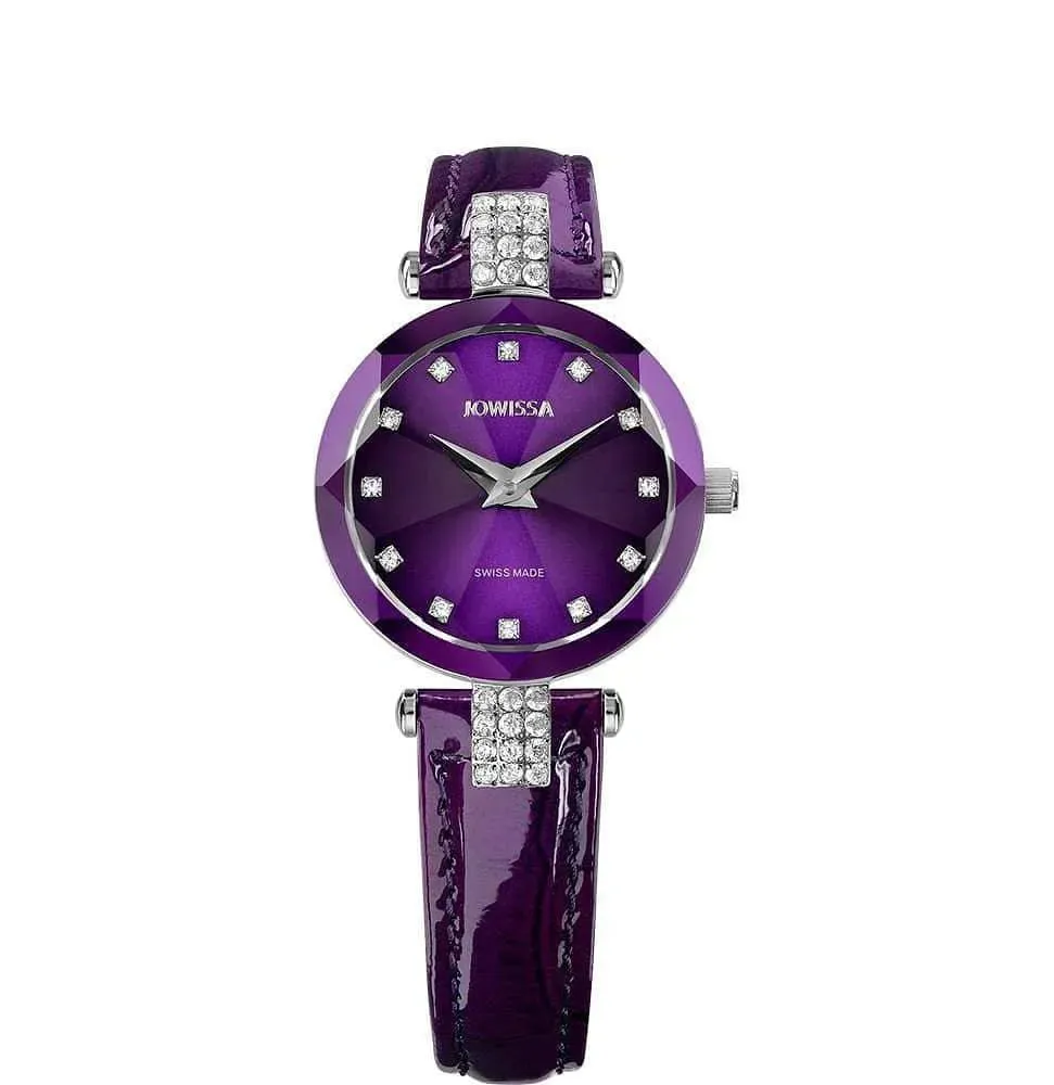 Facet Glossy Strass Swiss Ladies Watch J5.621.S