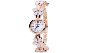 Flower Strap Dress Quartz Watch For Women