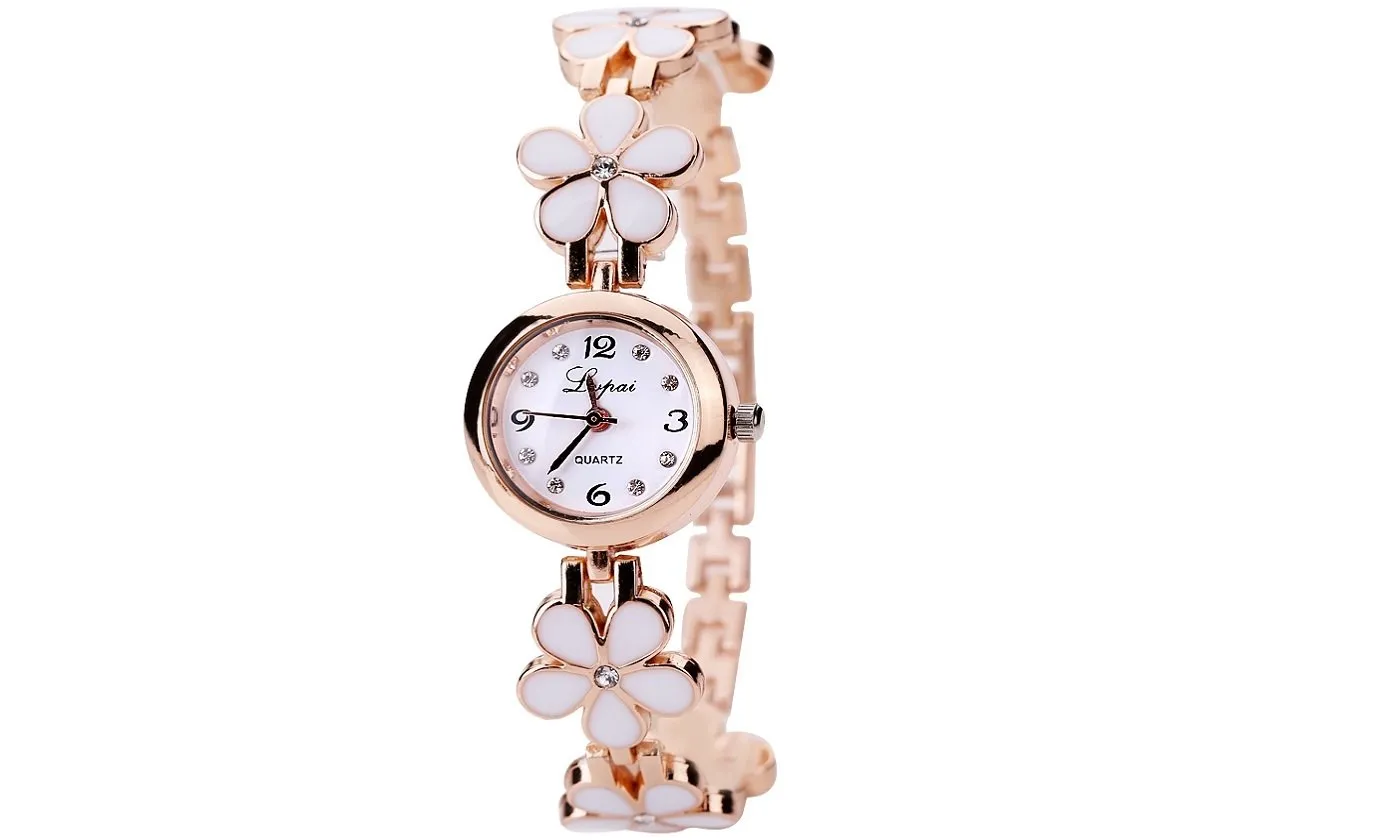 Flower Strap Dress Quartz Watch For Women