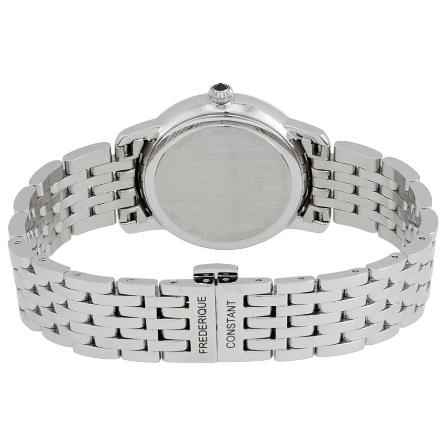 Frederique Constant Slimline Quartz Diamond Ladies Watch FC-220MPWD1S26B