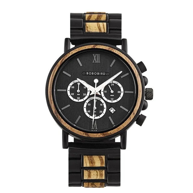 Funki Buys | Watches | Men's Luxury Wood Watch | Gift Box Set