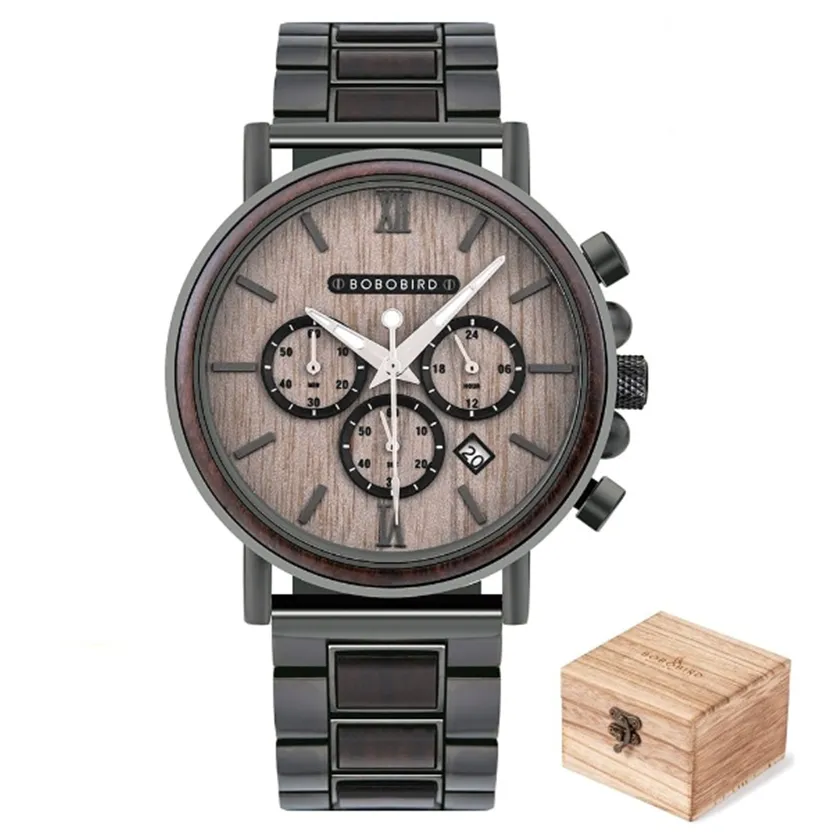 Funki Buys | Watches | Men's Luxury Wood Watch | Gift Box Set