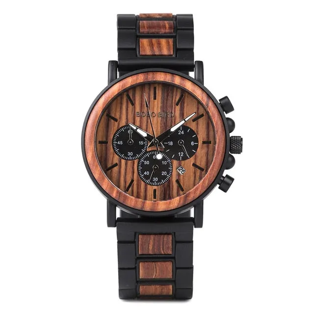 Funki Buys | Watches | Men's Luxury Wood Watch | Gift Box Set