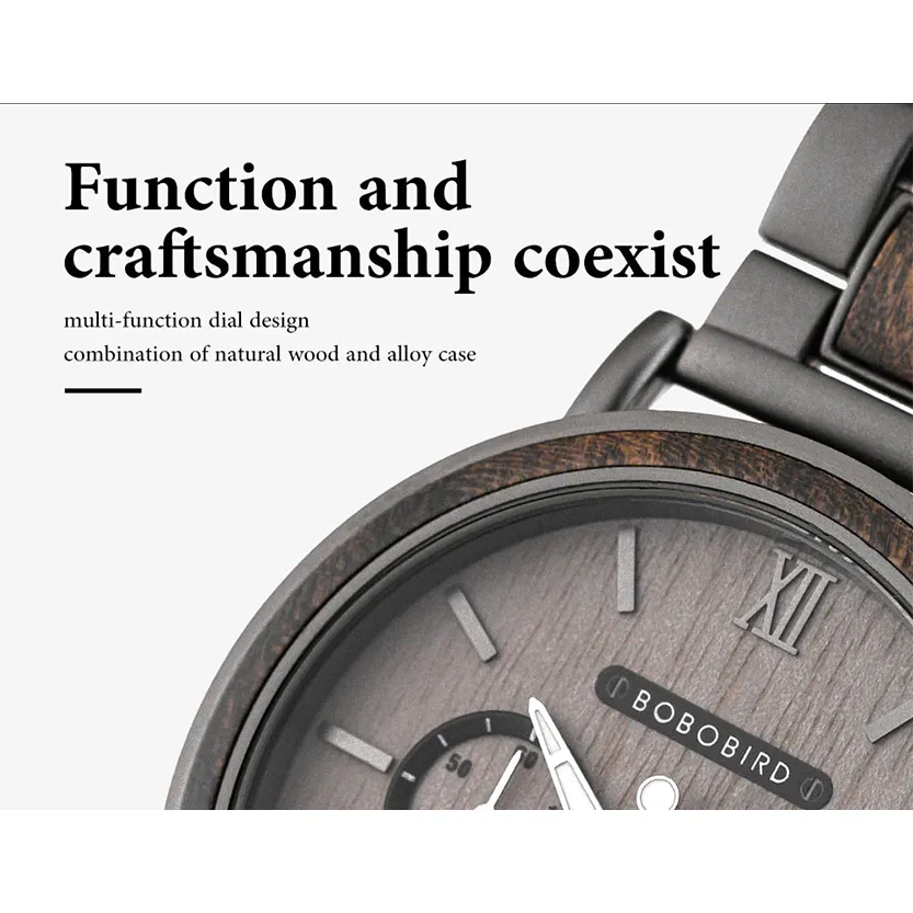 Funki Buys | Watches | Men's Luxury Wood Watch | Gift Box Set