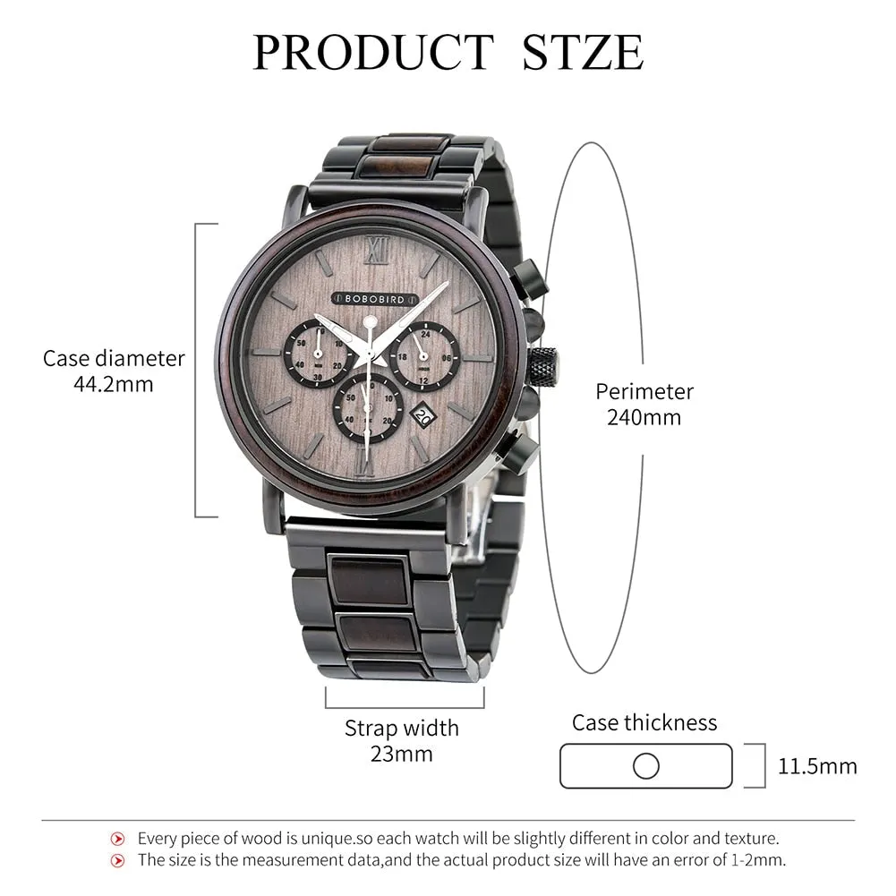 Funki Buys | Watches | Men's Luxury Wood Watch | Gift Box Set