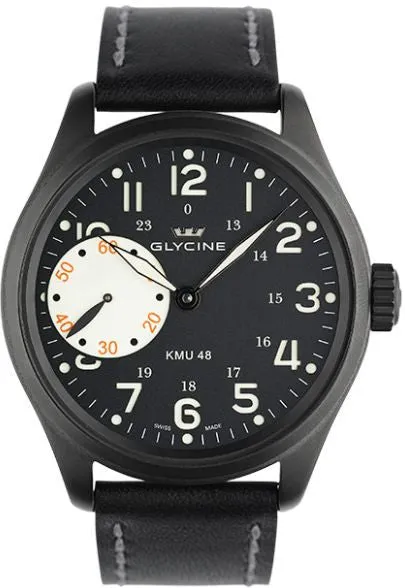 Glycine Watch KMU 48 Limited Big Second 9 Hours Limited Edition