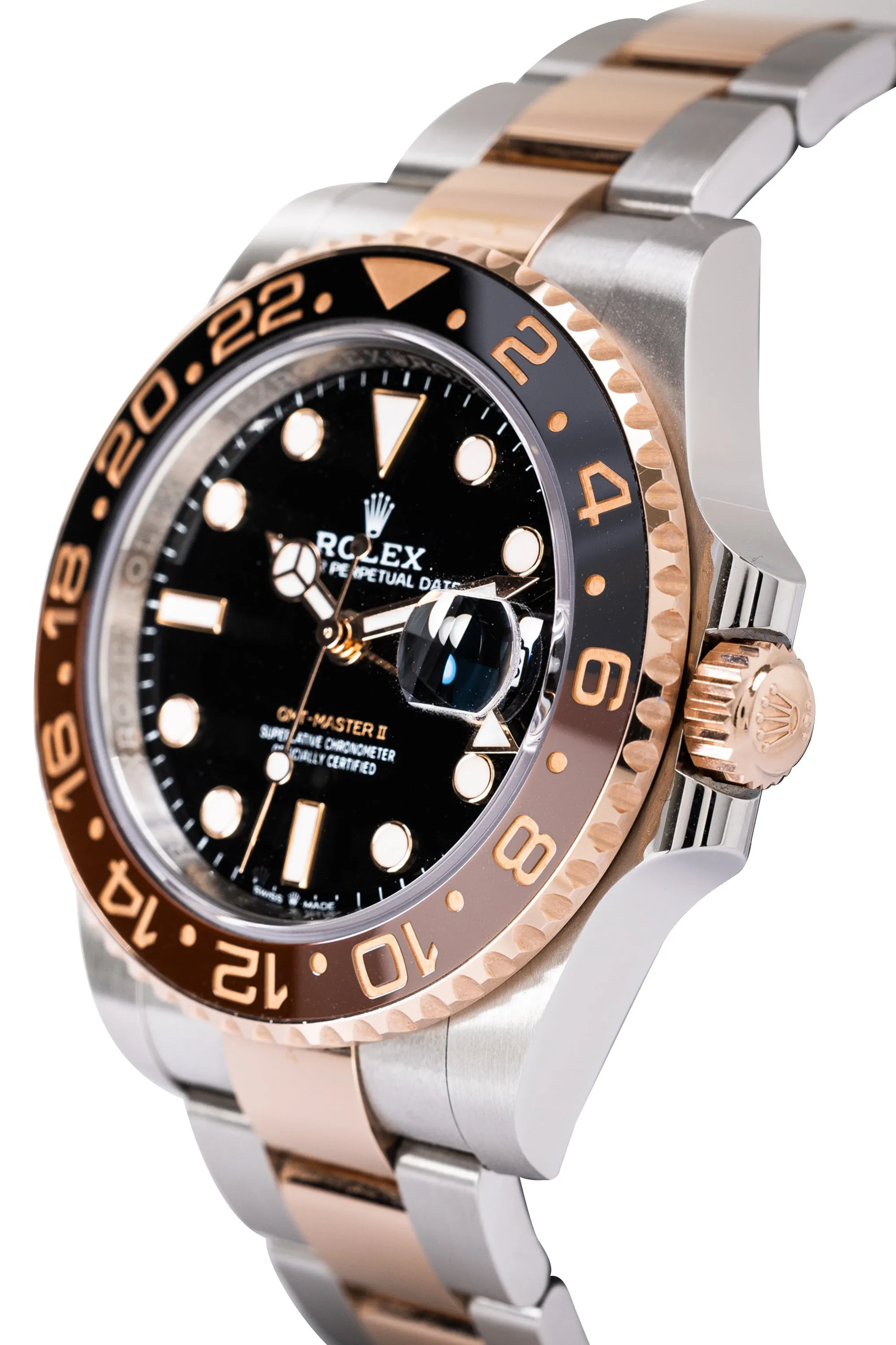 GMT Master II Root Beer 18K Half Everose Gold 40