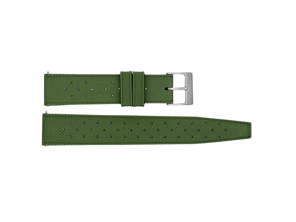 Gnomon FKM Tropic Rubber Strap Green