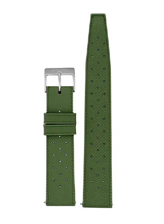 Gnomon FKM Tropic Rubber Strap Green