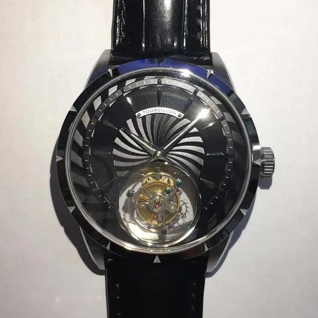 GUANQIN watch Skeleton Mechanical Sapphire Men's Watches Top Brand 100% Tourbillon Watch men Relógio Masculine