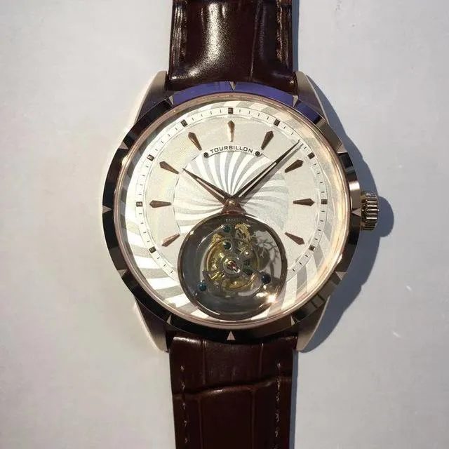 GUANQIN watch Skeleton Mechanical Sapphire Men's Watches Top Brand 100% Tourbillon Watch men Relógio Masculine