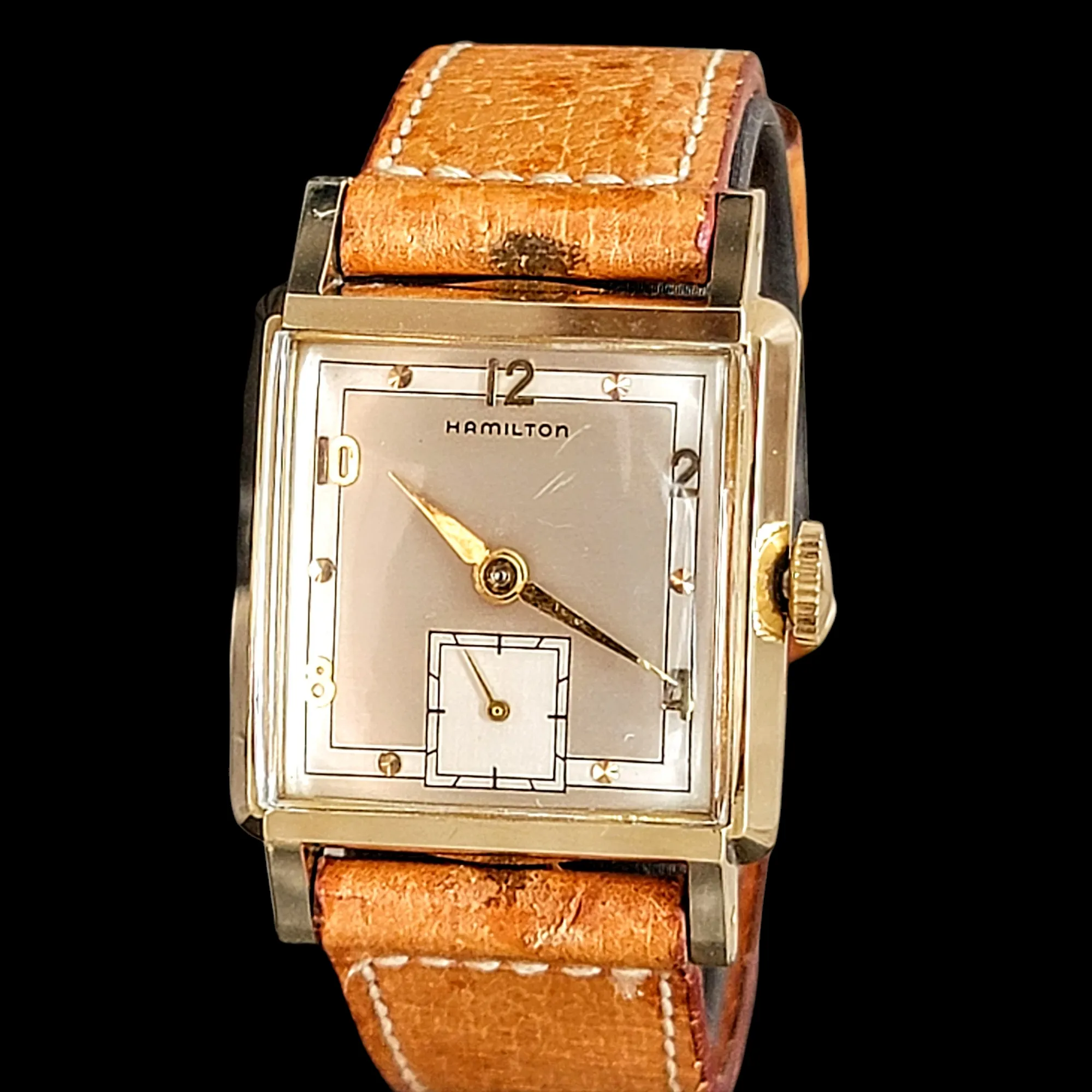 HAMILTON 1951 Gary Cal. Grade 747 U.S.A. Made - Original BOX & Papers