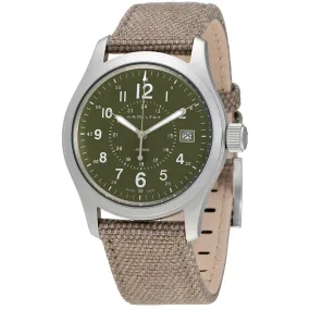 Hamilton Khaki Field Olive Geen Dial Men's Watch H68201963