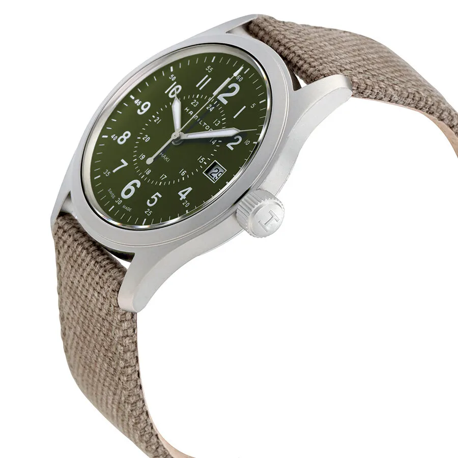 Hamilton Khaki Field Olive Geen Dial Men's Watch H68201963