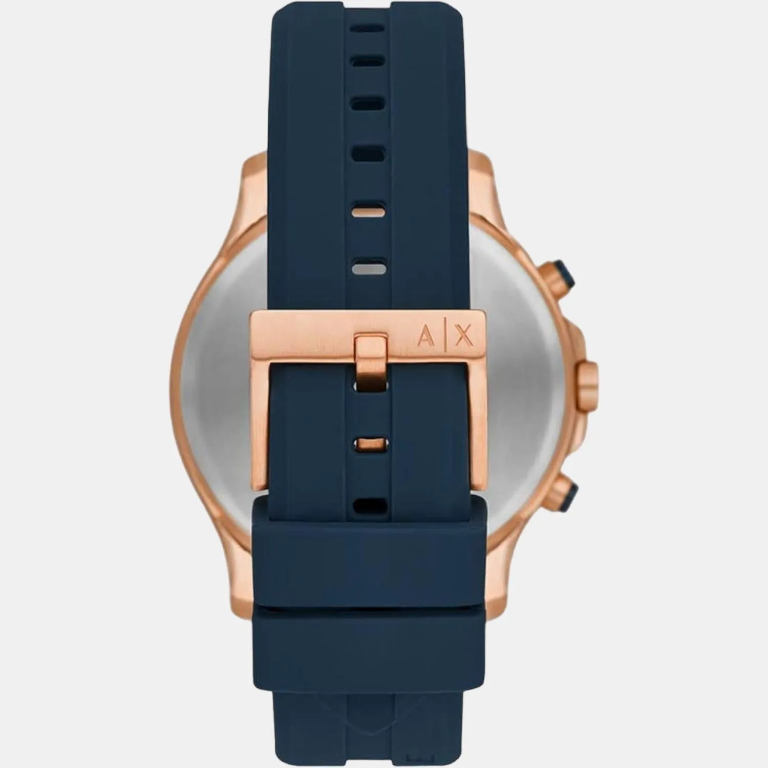 Hampton Men's Blue Chronograph Silicon Watch AX2440