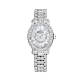 HAPPY SPORT OVAL DIAMOND IN WHITE GOLD WITH DIAMONDS