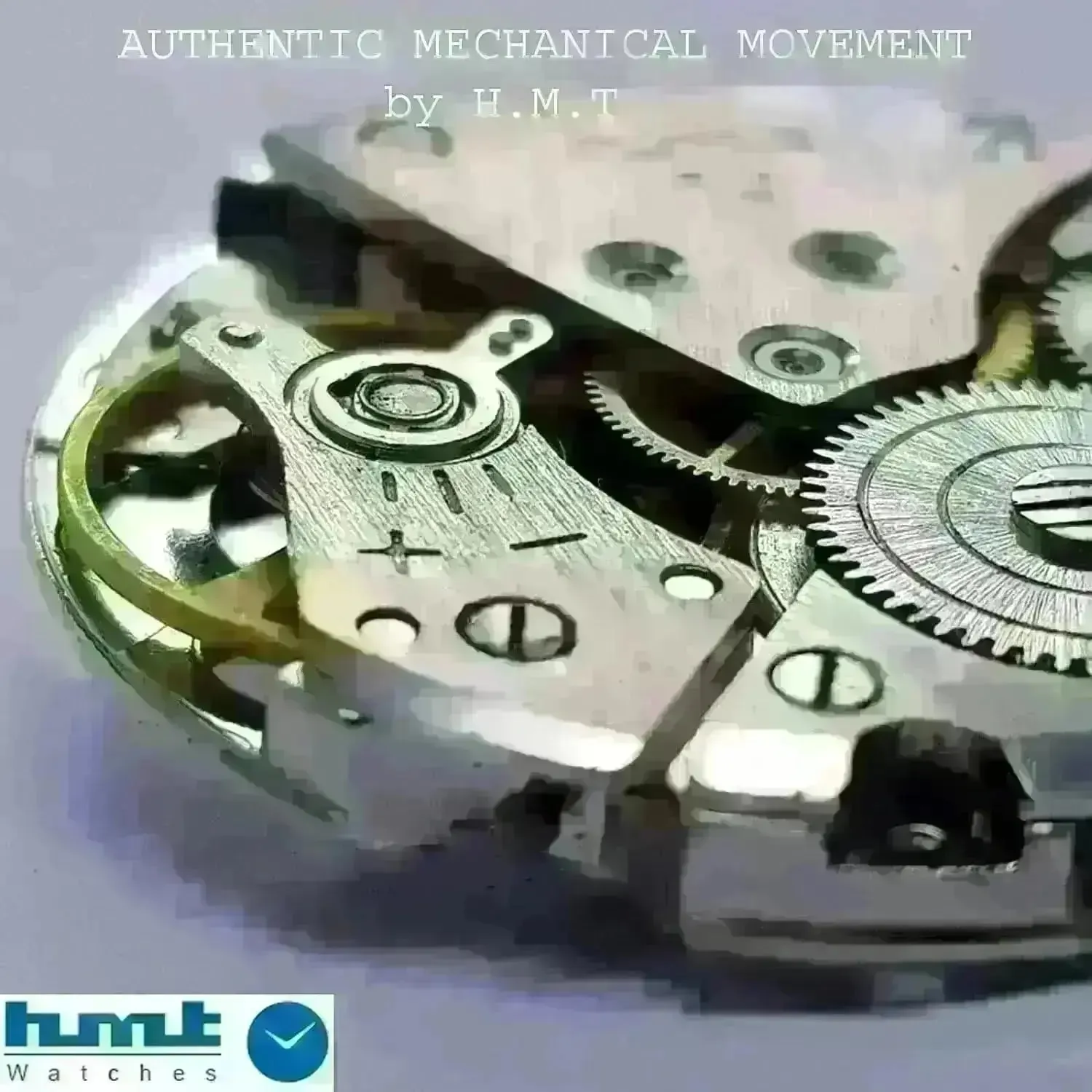 HMT Maurya Para Shock 17 Jewels Maroon Red Dial Mechanical Hand winding Men's Wrist Watch