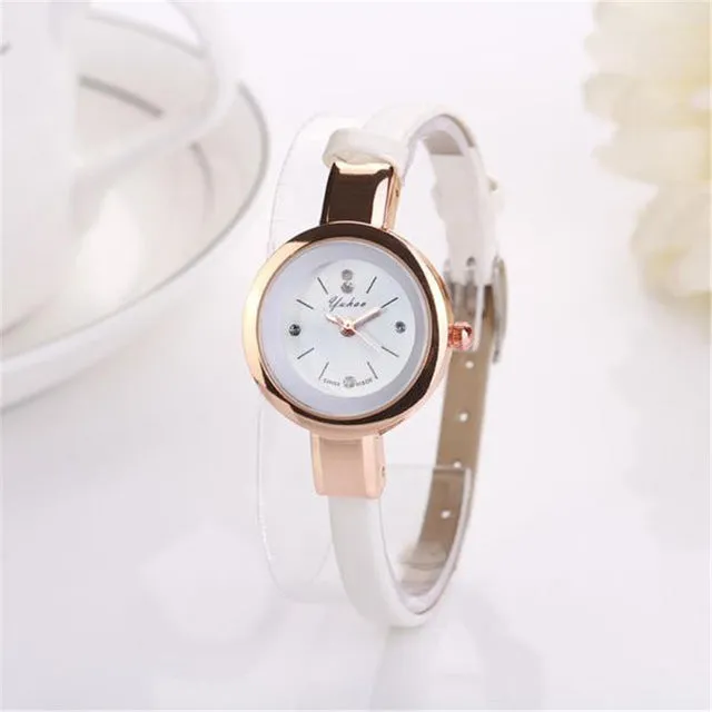 Hot Luxury Brand Whatch Quartz Wristwatch Ladies Watch Clock Casual Watch Leather Bracelet Watch Women relogio feminino