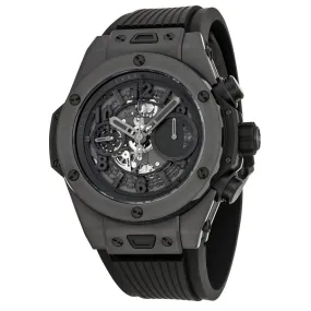 Hublot Big Bang Unico Automatic Chronograph Black Ceramic Black Rubber Men's Watch 411.CI.1110.RX