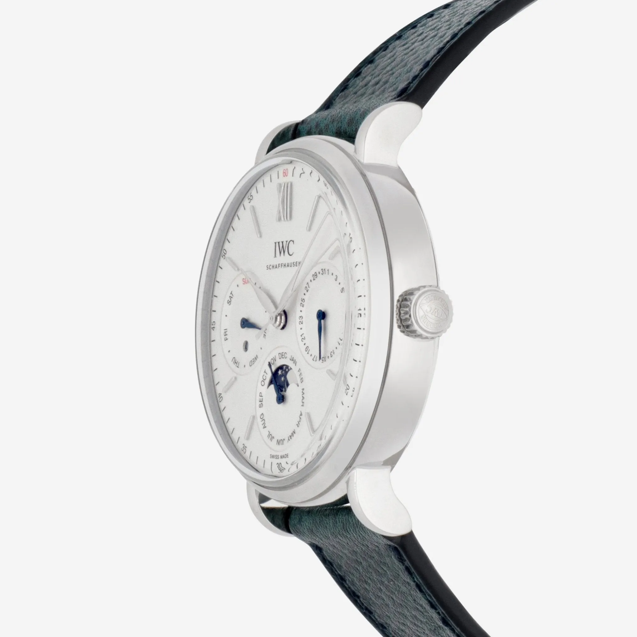 IWC Portofino Perpetual Calendar 40mm Stainless Steel Automatic Men's Watch IW344601