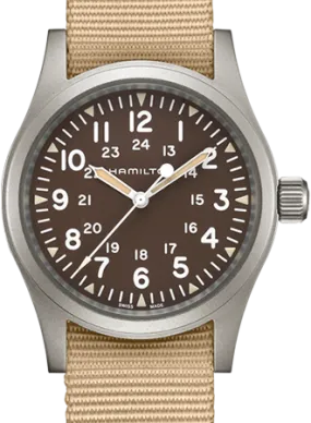 Khaki Field Mechanical Handwinding Brown 38 Ref. H69439901