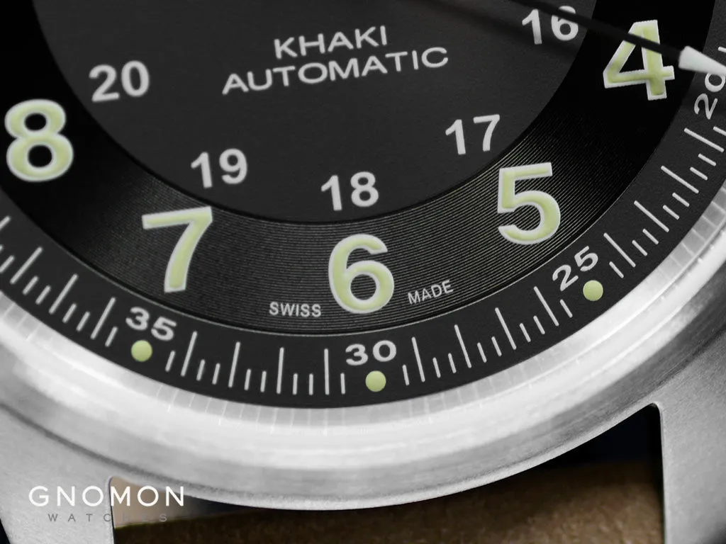 Khaki Field Titanium Auto 42 Silver Ref. H70545550