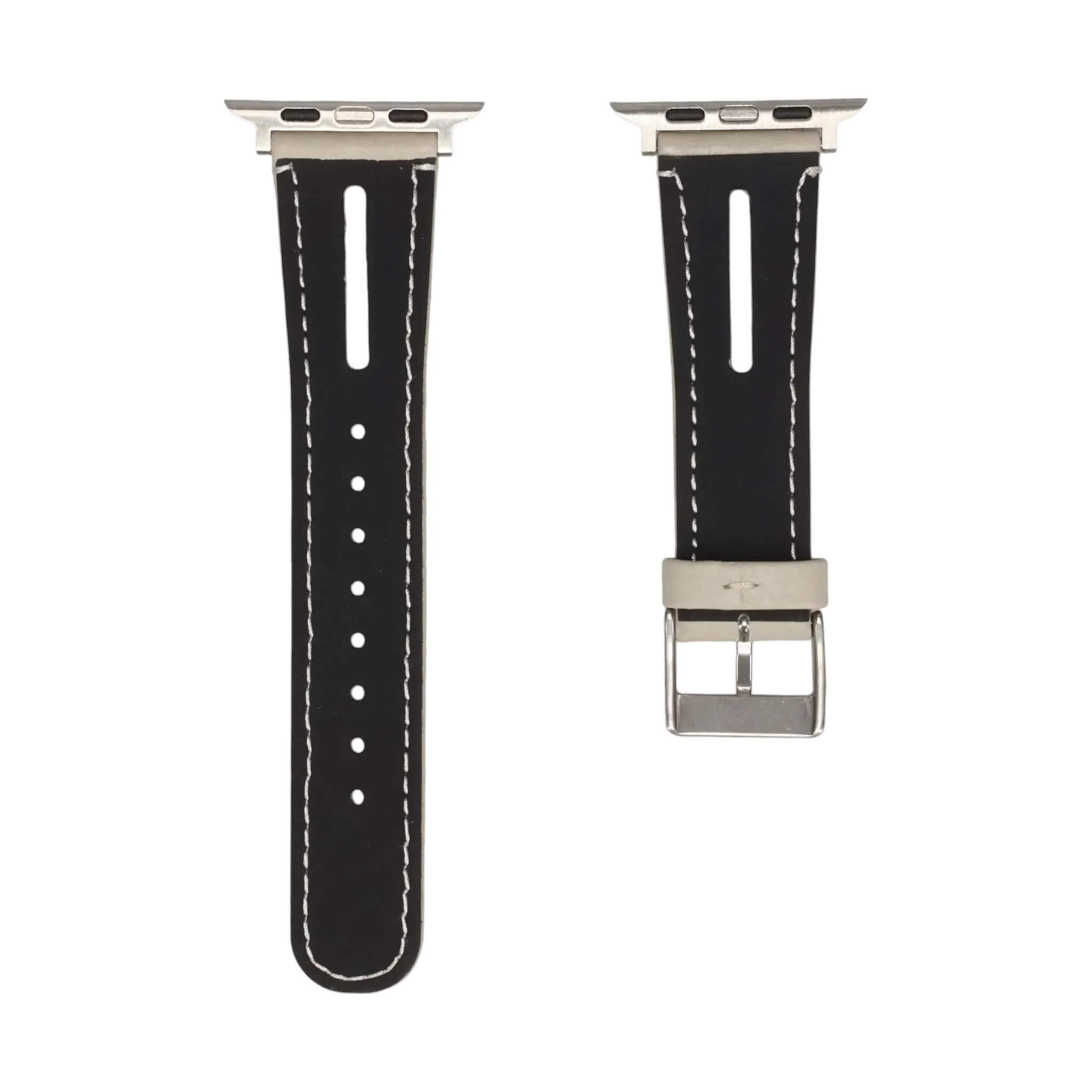 LEATHER HYBRID BAND for Apple Watch / WHITE BEIGE