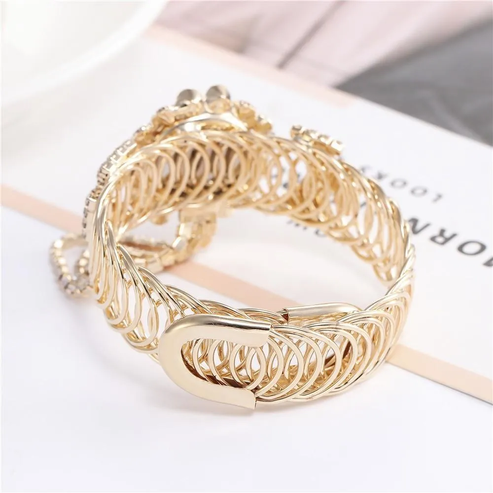 Luxury Fashion Women's Rhinestones Relogio Bracelet Wrist Watches
