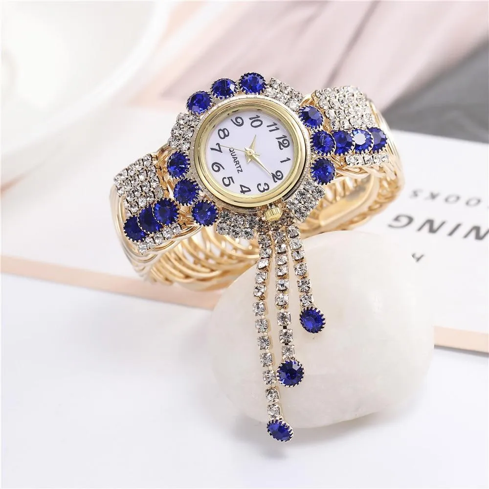 Luxury Fashion Women's Rhinestones Relogio Bracelet Wrist Watches